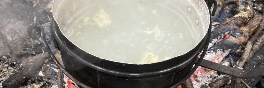 Bärlauch wird gekocht