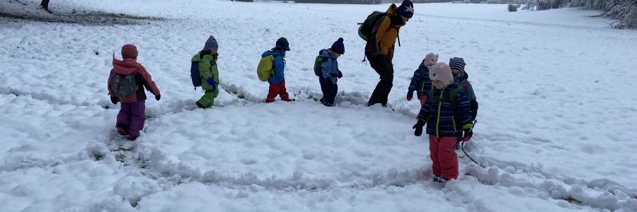 Hurra, der Schnee ist da!